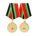 Upmarket Stripe Colorful Race Dancing Military Medal Ribbon Neck Lanyard